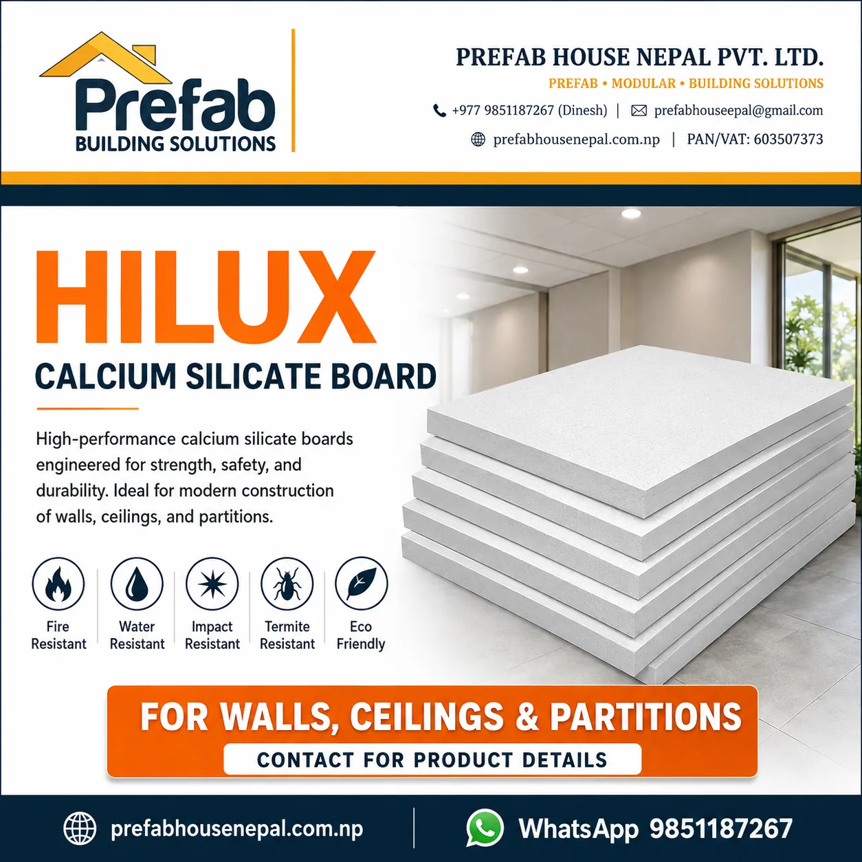 Calcium Silicate Boards