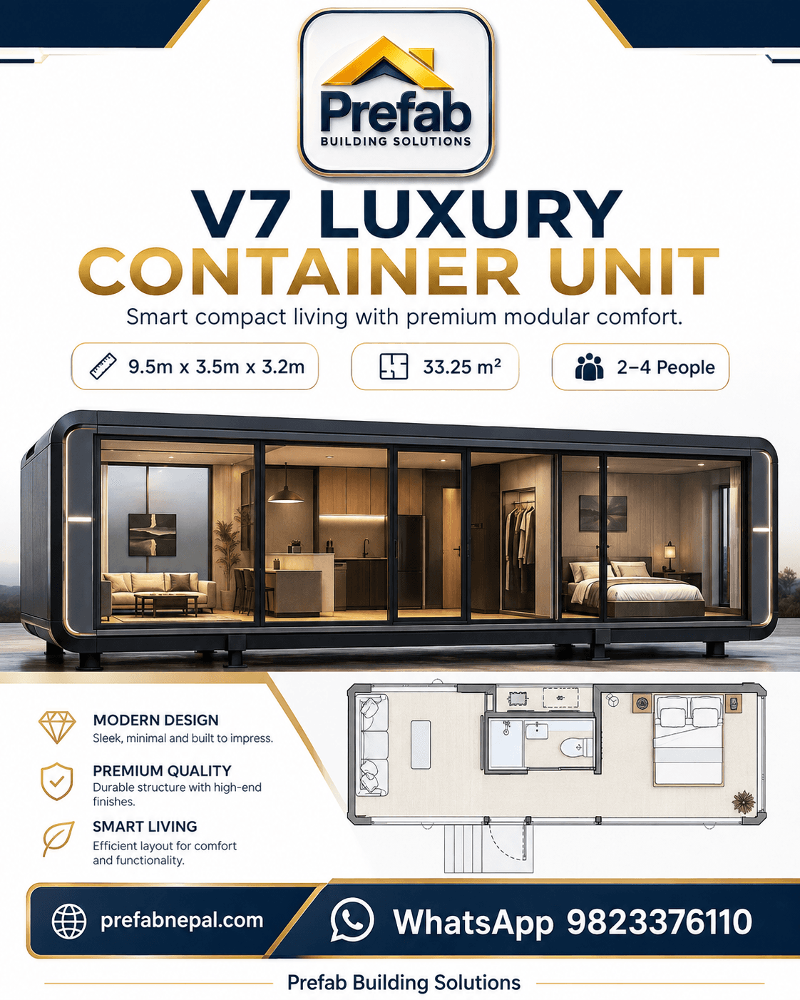 Luxury Container Unit, product image 1 of 1