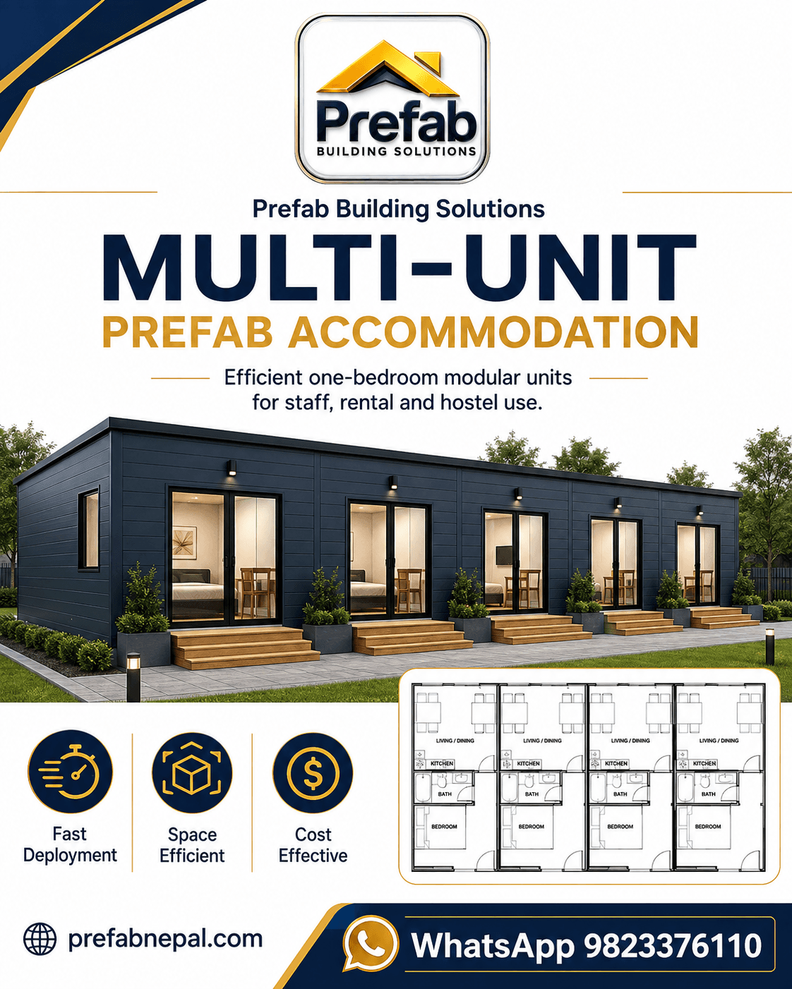 Multi-Unit Prefab Accommodation, product image 1 of 1
